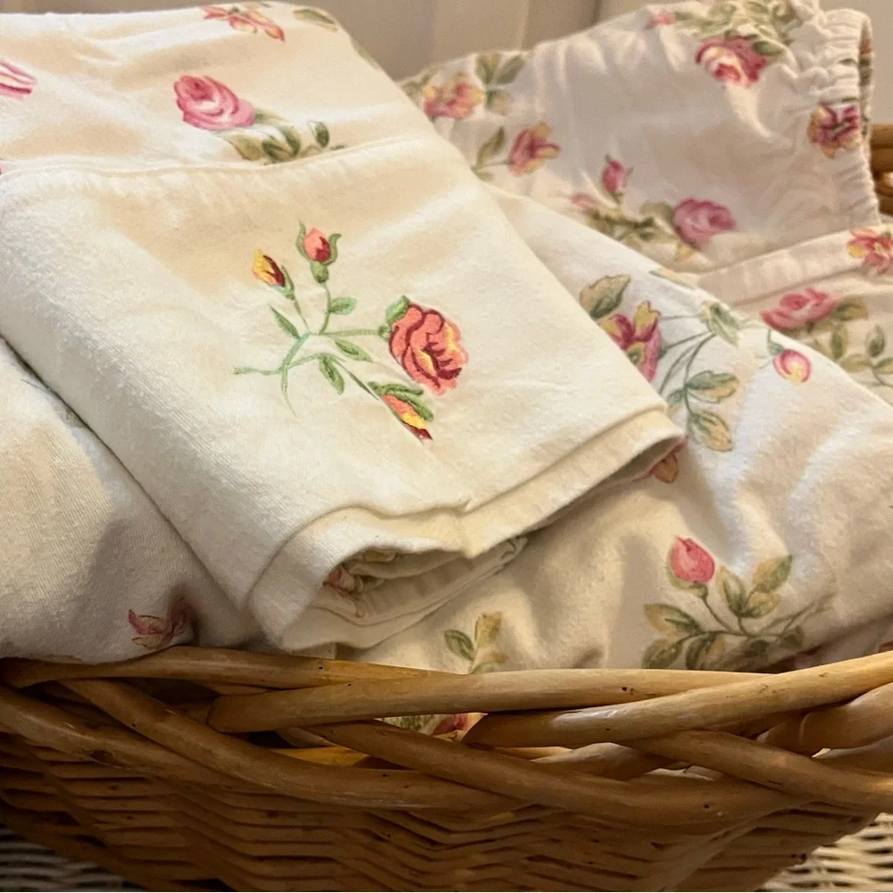 Shabby Chic 100% Flannel Made in Portugal Sheet Set